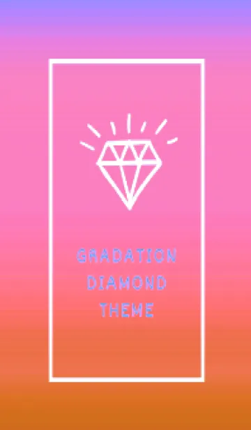 [LINE着せ替え] グラデーション ダイアモンド  296の画像1