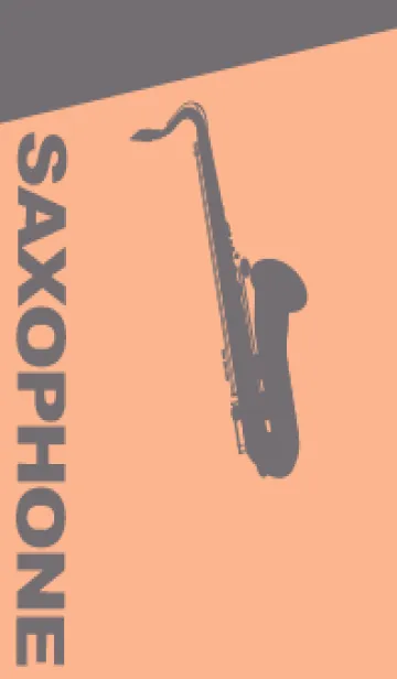 [LINE着せ替え] Saxophone CLR ペールアプリコットの画像1