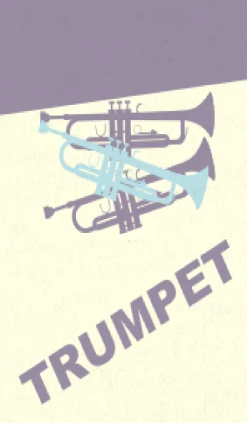 [LINE着せ替え] Trumpet CLR 水色の画像1