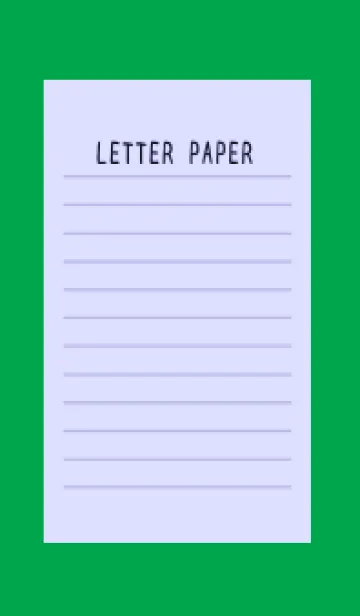 [LINE着せ替え] カラー便箋/ブルーパープル/グリーンの画像1