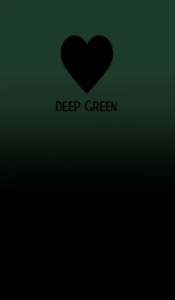 [LINE着せ替え] Black & Deep Green Theme V.5 (JP)の画像1