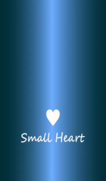 [LINE着せ替え] Small Heart *GlossyBlue 24*の画像1