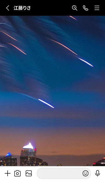 [LINE着せ替え] 夏夜のカケラ#IX320。の画像2