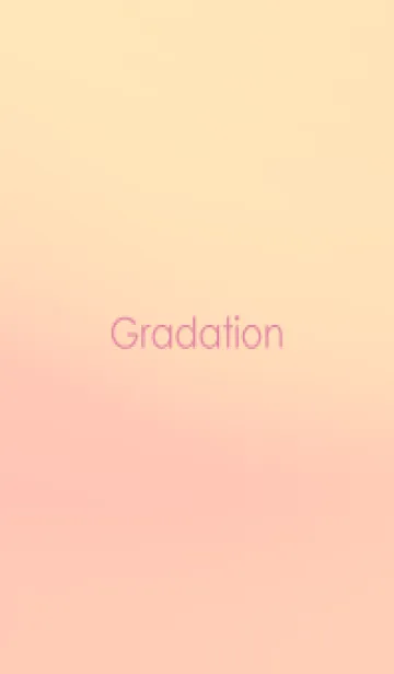 [LINE着せ替え] gradation-YELLOW&PINK-14の画像1