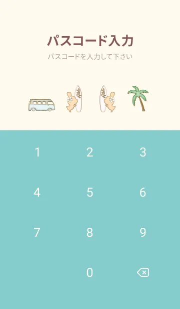 [LINE着せ替え] Enamel Pin Surfer Girl 124の画像4