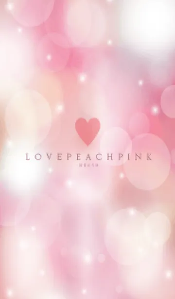 [LINE着せ替え] LOVE PEACH PINK - MEKYM 3の画像1