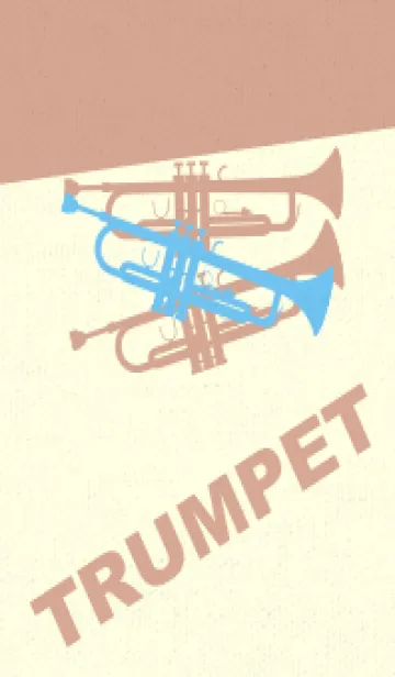 [LINE着せ替え] Trumpet CLR フォゲットミーナットブルーの画像1