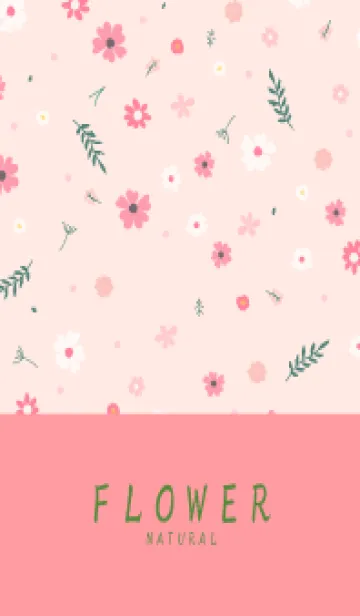 [LINE着せ替え] FLOWER SALMONPINK -NATURAL-25の画像1