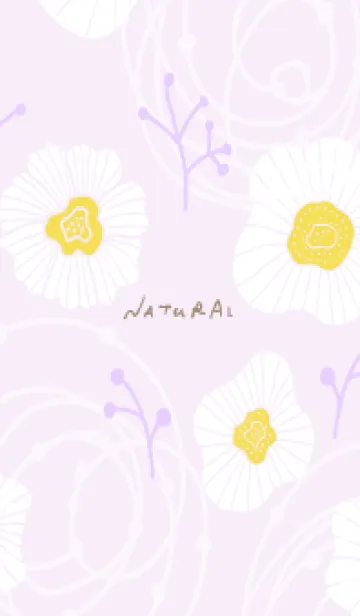 [LINE着せ替え] かわいい かわいい 白い花10の画像1