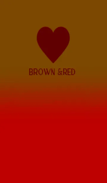 [LINE着せ替え] Brown & Red Theme V6 (JP)の画像1