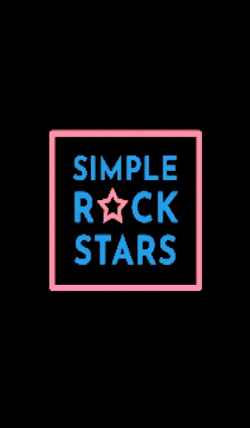 [LINE着せ替え] シンプル ロック スター 144の画像1