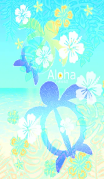 [LINE着せ替え] がんばれ♡ハワイ＊ALOHA+338の画像1