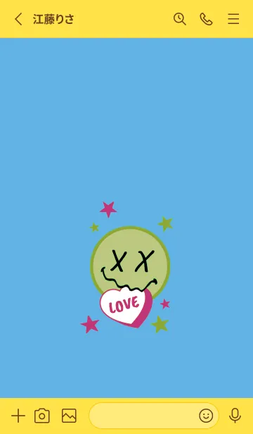 [LINE着せ替え] ラブ スマイル 120の画像2