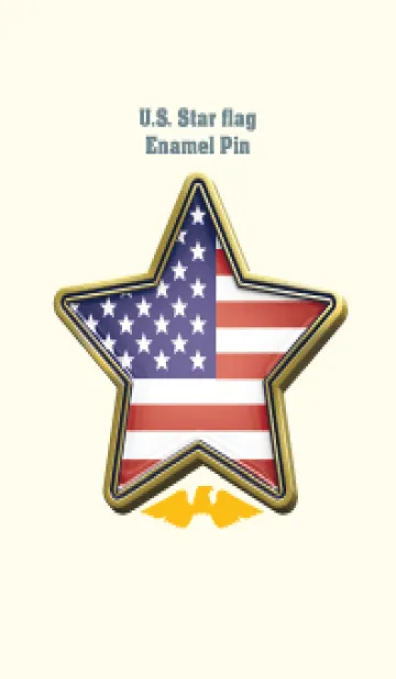 [LINE着せ替え] U.S. Star flag Enamel Pin 43の画像1