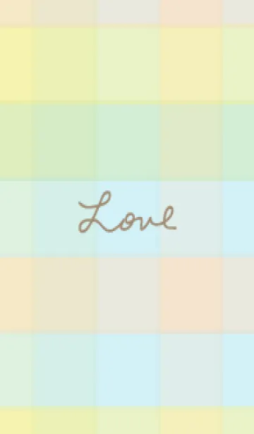 [LINE着せ替え] チェック柄 くすみカラー2の画像1