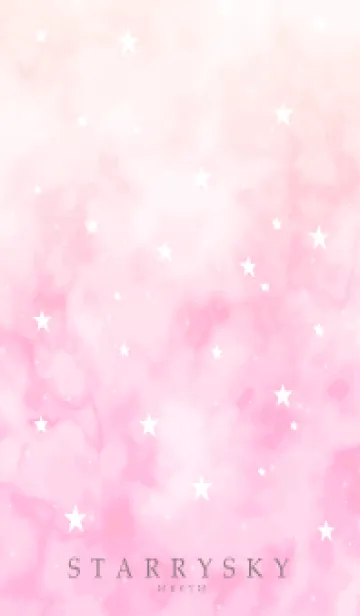 [LINE着せ替え] STARRY SKY -PINK WHITE-の画像1