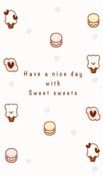 [LINE着せ替え] Sweet Sweets theme 8 :)の画像1