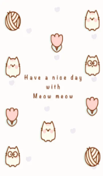 [LINE着せ替え] Time to play with meow meow 10の画像1