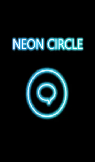 [LINE着せ替え] NEON CIRCLE 02の画像1