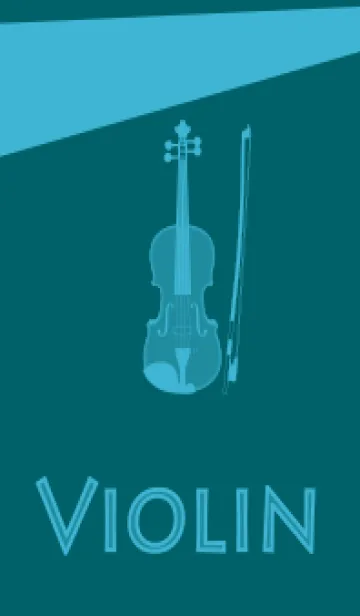 [LINE着せ替え] Violin CLR ディープティールグリーンの画像1