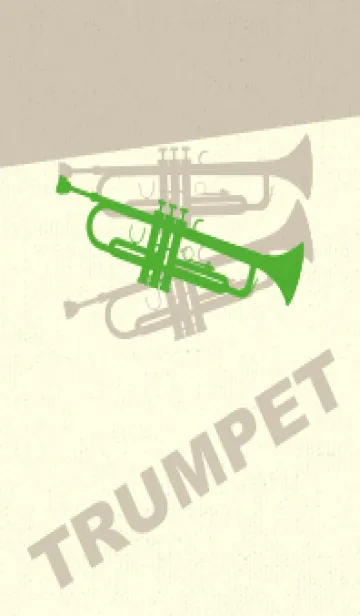 [LINE着せ替え] Trumpet CLR パラキートグリーンの画像1