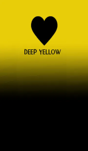 [LINE着せ替え] Black & Deep Yellow Theme V.5 (JP)の画像1