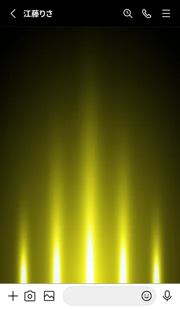 [LINE着せ替え] GOLDENYELLOW LIGHT. -MEKYM-の画像2