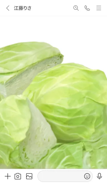 [LINE着せ替え] キャベツ 1日分の画像2