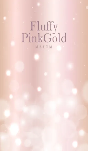 [LINE着せ替え] Fluffy Pink Gold HEART - MEKYM 15の画像1