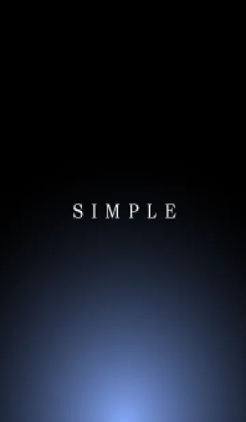 [LINE着せ替え] SIMPLE LIGHT -BLACK-の画像1