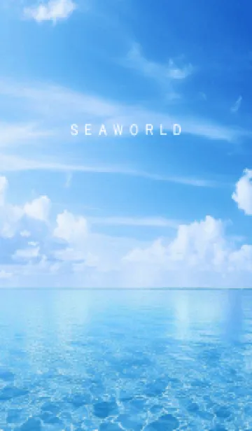 [LINE着せ替え] SEA WORLD-Clear Blue-の画像1