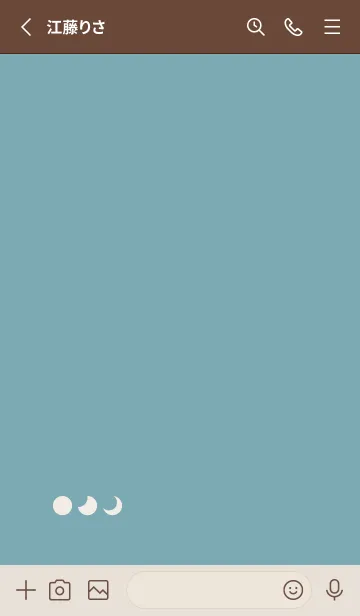 [LINE着せ替え] 三日月(dusty colors5-06)の画像2