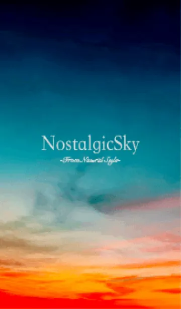 [LINE着せ替え] ノスタルジックスカイ 27の画像1