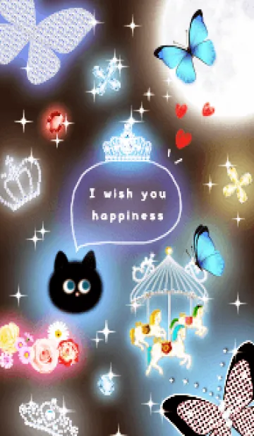 [LINE着せ替え] brown♡黒猫ダンス03_1の画像1