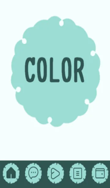 [LINE着せ替え] green color G78の画像1