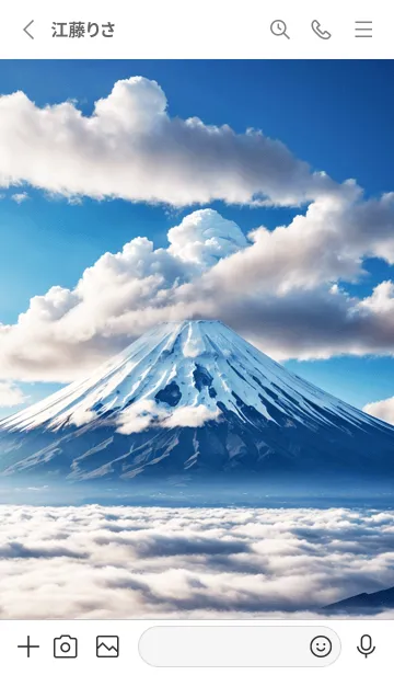 [LINE着せ替え] 最高最強風水 美しい富士山 幸運の28の画像2