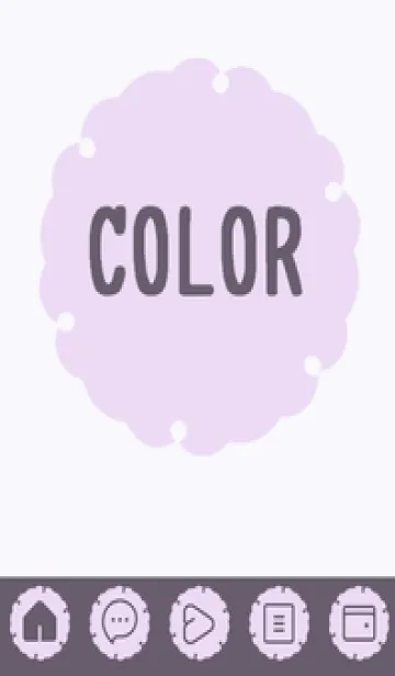 [LINE着せ替え] purple color G37の画像1