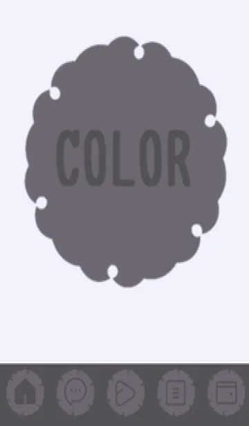 [LINE着せ替え] purple color G39の画像1