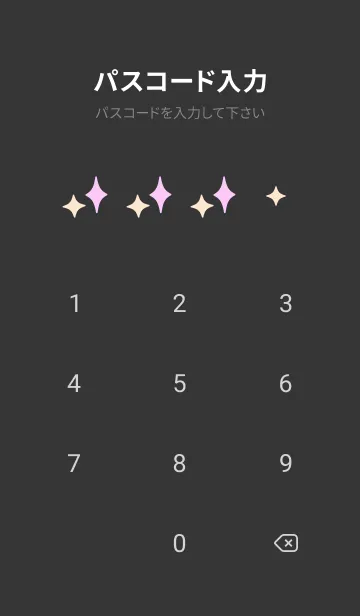 [LINE着せ替え] 冬の空とオーロラ 黒色の画像4