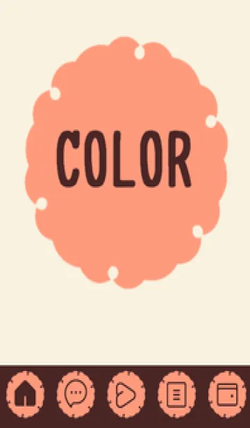 [LINE着せ替え] red color G40の画像1