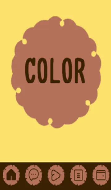 [LINE着せ替え] yellow color G36の画像1