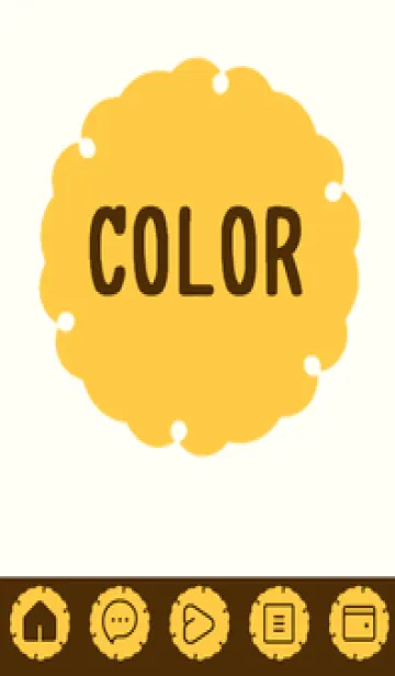 [LINE着せ替え] yellow color G38の画像1