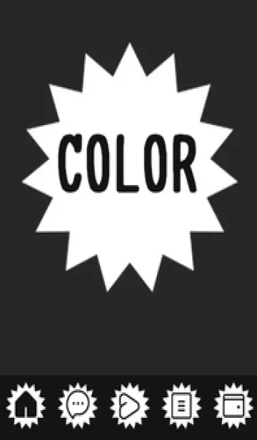 [LINE着せ替え] bw color H37の画像1