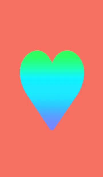 [LINE着せ替え] グラデーション ハート 3の画像1