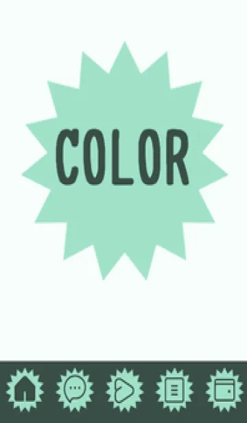 [LINE着せ替え] green color H75の画像1