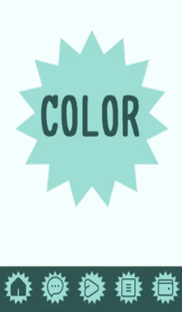 [LINE着せ替え] green color H78の画像1