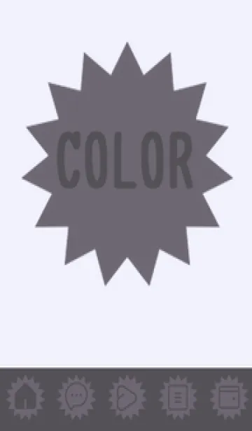 [LINE着せ替え] purple color H39の画像1