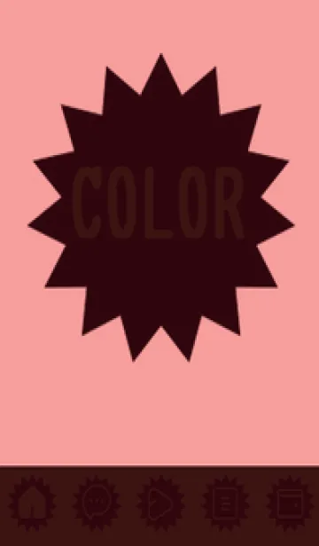 [LINE着せ替え] red color H36の画像1