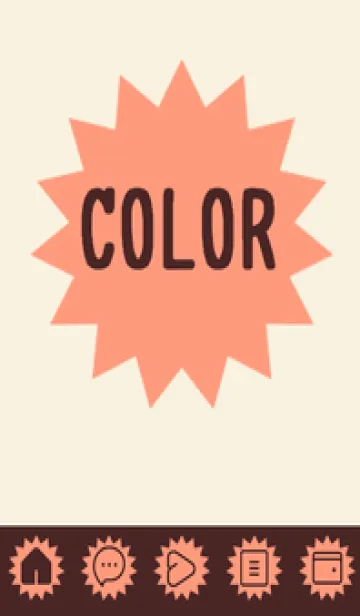 [LINE着せ替え] red color H40の画像1