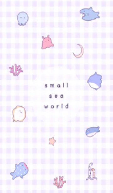 [LINE着せ替え] purple♡魚のアイコン14_1の画像1